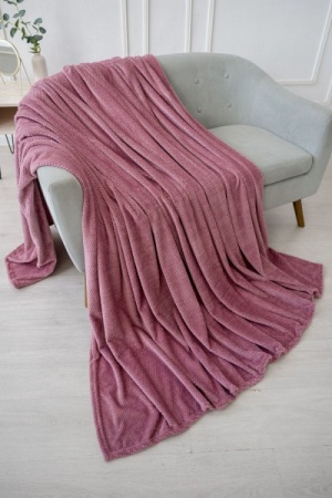 Плед Велсофт 1,5 мод. Пиноли (СУХАЯ РОЗА)