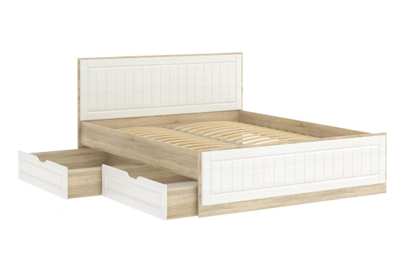 НМ 040.39 Х Ящик для белья (2шт.) ("Оливия", Белое дерево, Дуб Сонома)