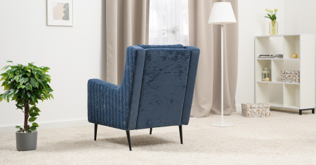 Кресло для отдыха Изабель (Арт. ТК 739 Романс нейви, Романс нейви)