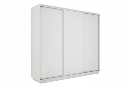 Шкаф купе 3-210 Белый Снег (3 глух)