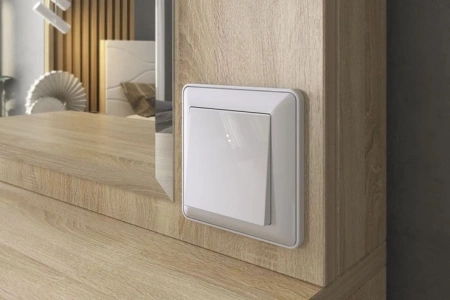 Трюмо "Зара" (дуб сонома/белый)