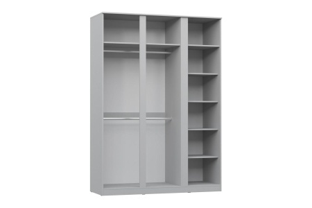 STERN шкаф 3-х дверный с зеркалом Белый