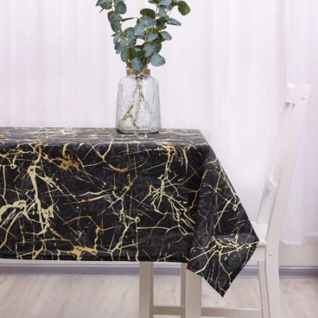 Скатерть декоративная  145х145 "Радушная хозяйка (Традиция)" (Мрамор)