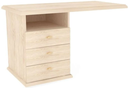 Кабинет руководителя Raut Приставка с тумбой RCC 126 Бук Тиара 1200*600*710