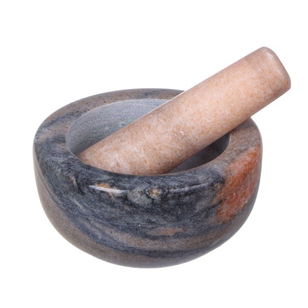 VETTA Ступка с пестиком, 11,5x6см, мрамор, 3 цвета 884-476