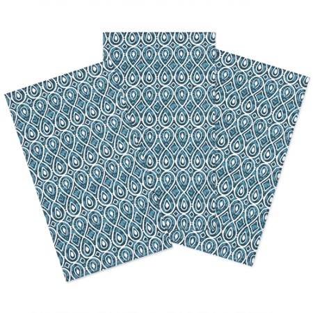 Набор декоративных полотенце 35х60 Радушная хозяйка (Орнамент белый) (3 шт) Колоски