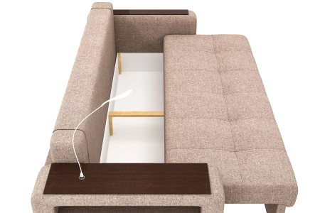 Диван-кровать "SMART" Б4-3т-Б3 СК (Sherlock 932)