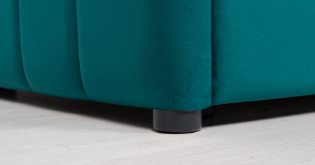 Милана 160 Кровать двойная НР (Tenerife izumrud (сине-зелёный) (комплект)