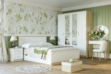 НМ 011.84 Х Шкаф комбинированный ("Оливия", Белое дерево, Дуб Сонома)