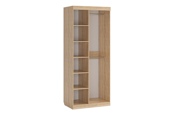 Шкаф 2-створчатый "Энерджи" (дуб сонома/белый)