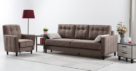 Диван - кровать Арно (Арт. ТД 564 Лаки 06 (коричневый перламутр), Лаки 06 (коричневый перламутр), V