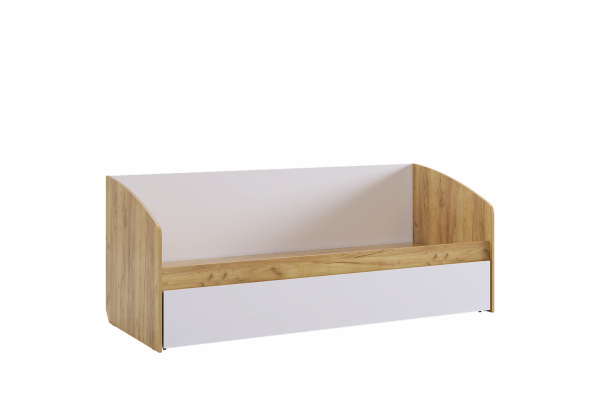 Кровать "Форсаж" (дуб сонома/белый)