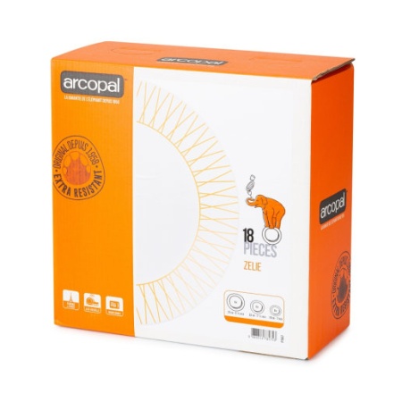 Столовый набор Обери Орандж 18 пр Р7857