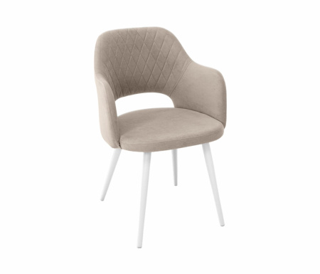 Стул Эспрессо-2 опора R32 (белый) (Т170-бежевый)