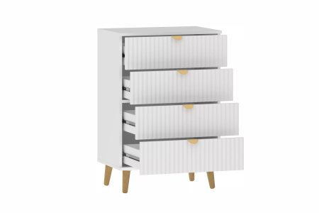 НМ 040.18 Комод ("Дакота", Меренга, Белый)