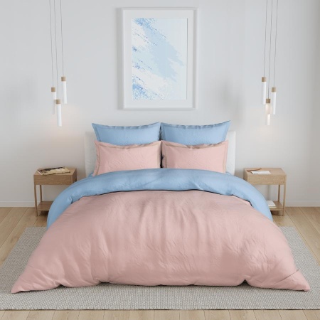 КПБ Василиса '20 1,5 220 Бриллиант сатин гл/кр 70х70 Розовый вальс по (6)