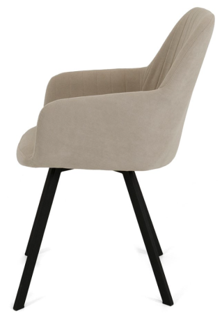 Стул Кампари отстрочка опора R32 (черный) (T-170-бежевый)