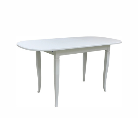 Cтол ЛИОН-БМ 80*120/165 гладкий бел/бел. ВС/460