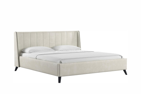 Мелисса 180 Кровать двойная НР (Тори 56 велюр* (светло-бежевый) (комплект без подъемного механизма)