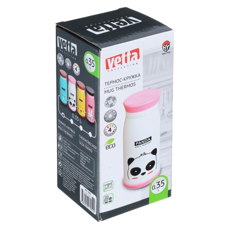VETTA Термос-кружка детский, металлический 0,35л, 4 дизайна 841-636