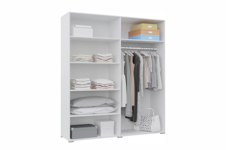 Шкаф "Милана" (белый/Сосна Гранд)