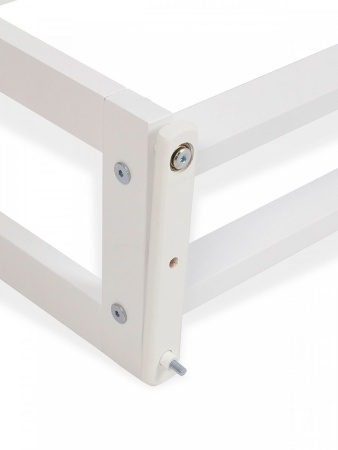 Кровать деревянная детская "Оливия" белая/бук (белая/бук)