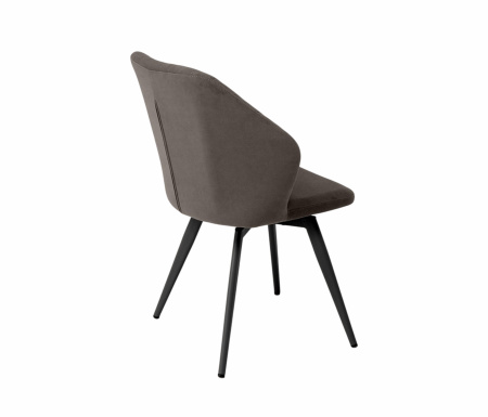 Стул Бьянка опора 360F40 поворотный (черный) (Т173-капучино)