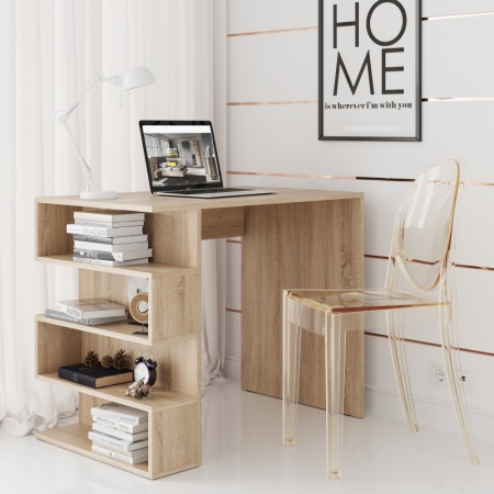 STERN стол письменный Т-12(16 мм) Дуб Сонома