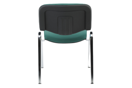 Офисный стул Изо хром плюс Ткань сетка зеленая 560х600х840