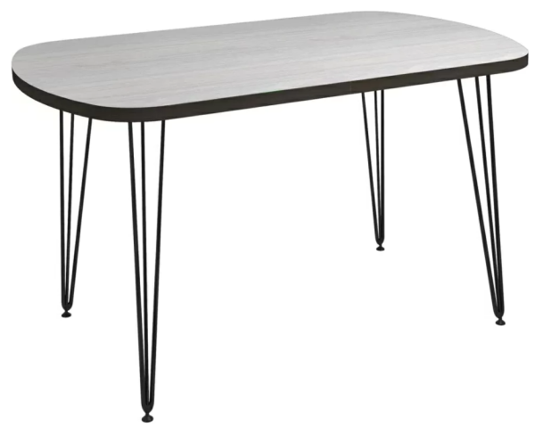 "СТАЙЛ" Стол кухонный нераскладной (КОМПЛЕКТ ИЗДЕЛИЯ) (Ясень Анкор Светлый)