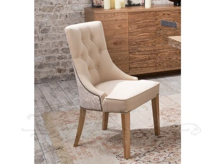 Стул Давос тк.2-100 С,Velvet Lux 06, т.004 (Светлый дуб с черной патиной)молдинг 