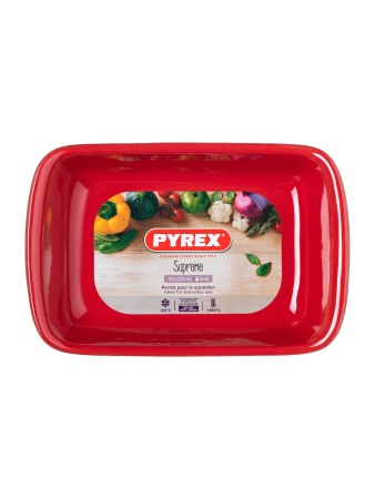 Форма для запекания и выпечки SUPREME красная 30х20см прямоугольная SU30RR5/7046
