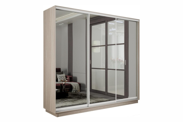 Шкаф купе 3-180 Шимо Светлый (3 зр)