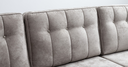 Диван - кровать угловой Арно (Арт. ТД 563 Лаки 02 (серый жемчуг), Лаки 02 (серый жемчуг), Vertical