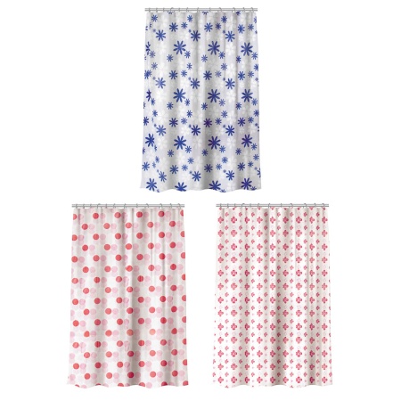 VETTA Шторка для ванной, ПЕВА, 180x180см, "Легкость", 3 дизайна 461-476