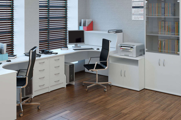 Riva Стол криволинейный А.СА-3 Лев Белый 1400.00х1200.00х750