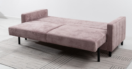 Диван - кровать Арно (Арт. ТД 567 Лаки 17 (пепел розы), Лаки 17 (пепел розы), Vertical 910 (молочно