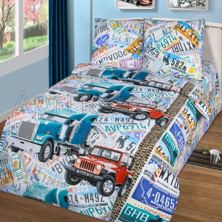 КПБ Тинейджер 203/150 бязь наб 70х70 Дисней17 7721