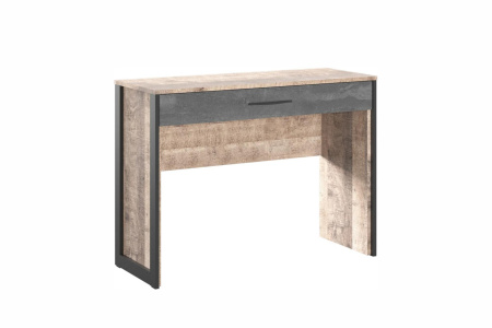 HUGO стол туалетный Дуб Гранж/Железный камень