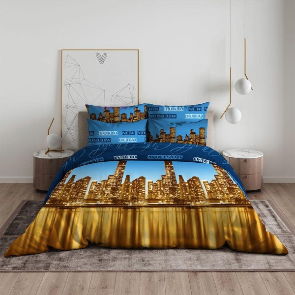 КПБ Василиса 1,5 203/220 бязь наб 70х70 РБ СЦ 3698