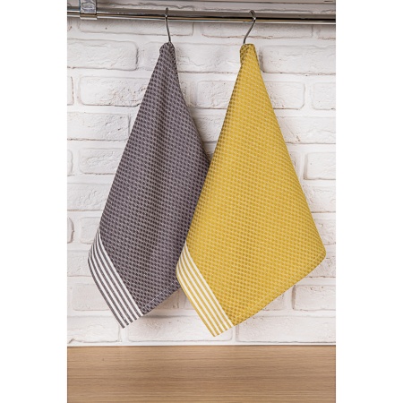 PROVANCE Корица Полотенце кухонное, 100% хлопок, 40х60см, 170гр/м, 2 цвета 434-095