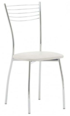 Стул Олива-1 ЛАЙТ белый бархат (К18-крокодил белый.)