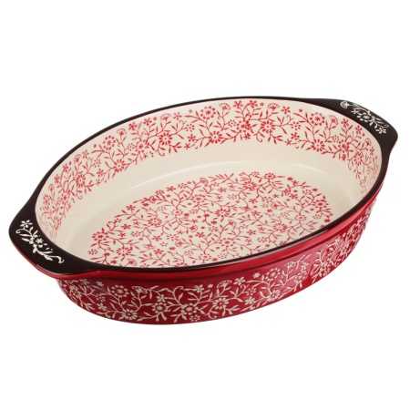 MILLIMI Форма для запекания и сервировки овальная с ручками, 31x20x6см, 826-337