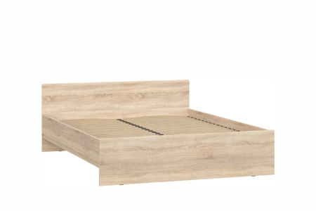 STERN кровать 160*200 Дуб Сонома + Кроватное основание(Ламели на ленте) 1600х2000