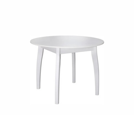 Стол кухонный Виконт d 100 (белый)