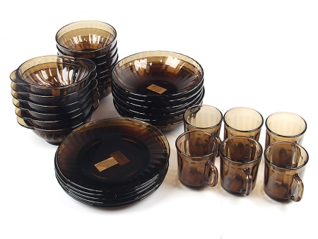 Набор столовый 30 пр. 'ELICA' ДЫМКА 62106