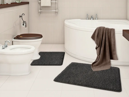 Набор ковриков FRIZZ icarpet 60*100+60*50 графит 62