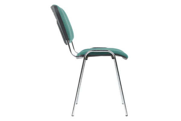 Офисный стул Изо хром плюс Ткань сетка зеленая 560х600х840