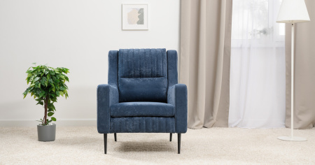 Кресло для отдыха Изабель (Арт. ТК 739 Романс нейви, Романс нейви)