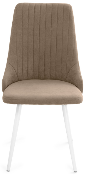 Стул Клэр опора R32 (белый) (Т184-кофе с молоком)